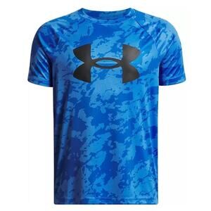 Under Armour Boys' Tech Logo Print Short Sleeve T-Shirt YL